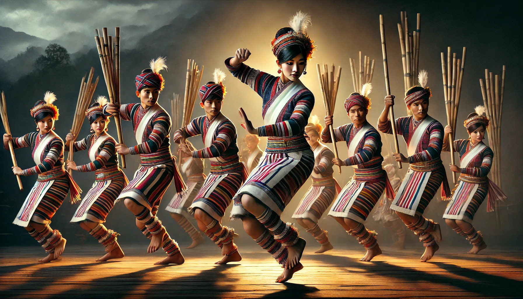 Cheraw Dance from Mizoram